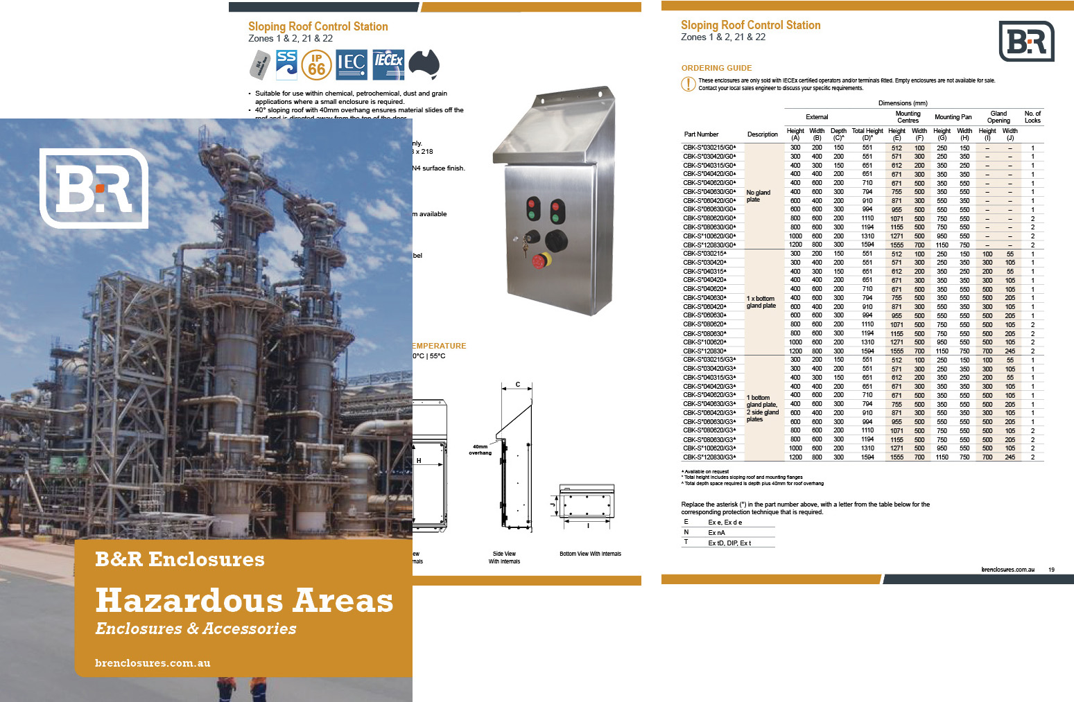 B&R Enclosures Hazardous Area Catalogue