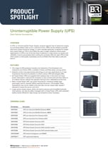 Uninterruptible Power Supply Product Spotlight