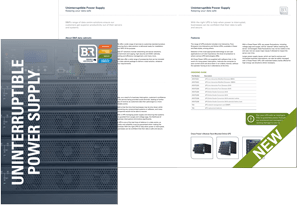 Uninterruptible Power Supply brochure