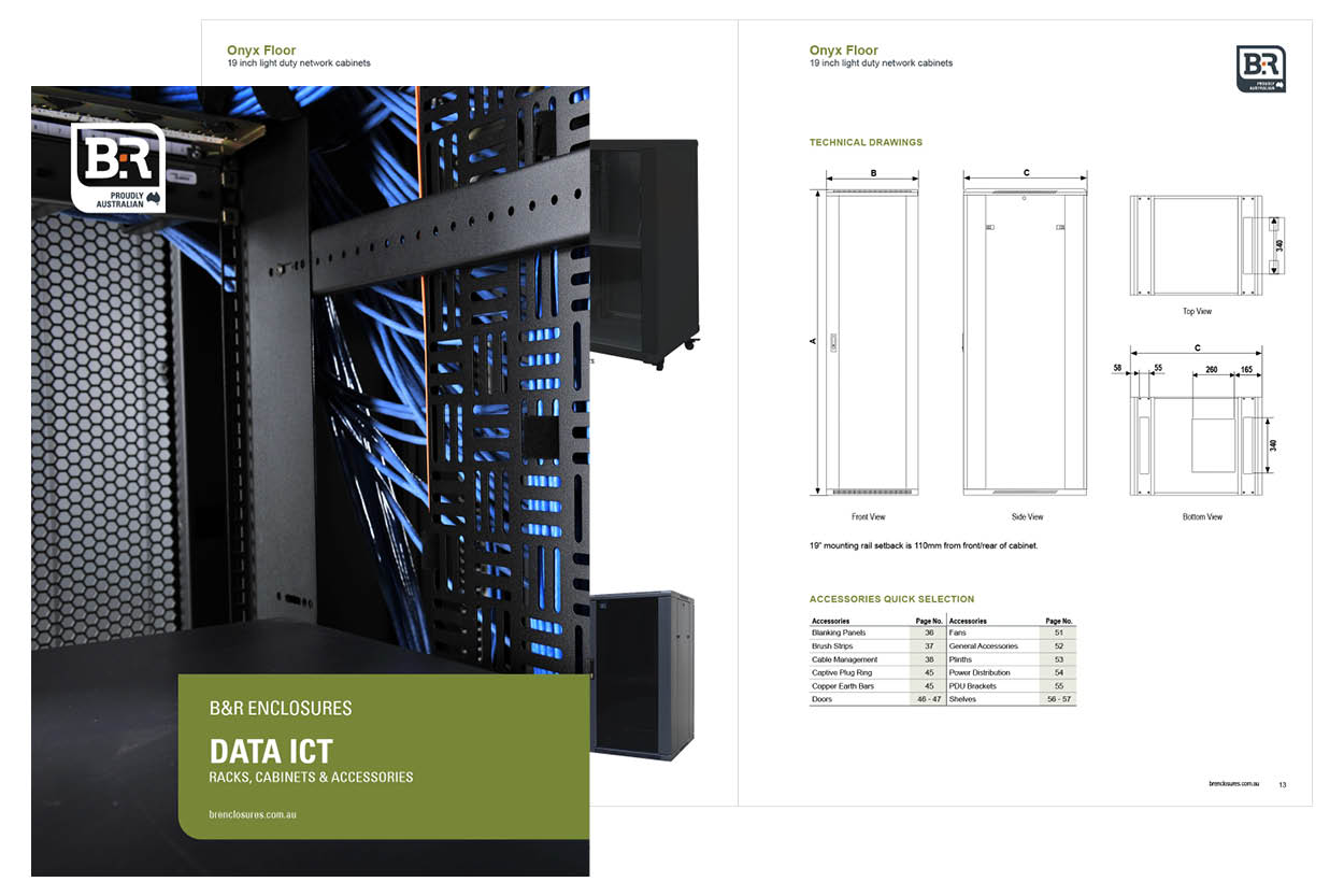 B&R Enclosures Data ICT Catalogue
