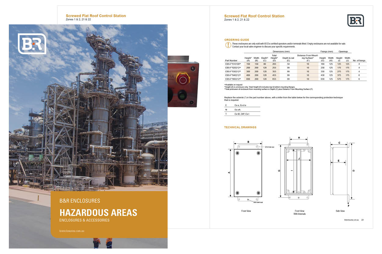 B&R Enclosures Hazardous Area Catalogue