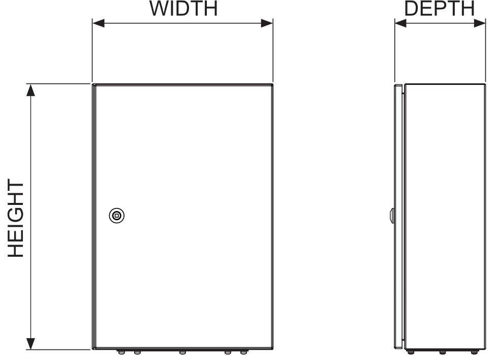 Height Width Depth Diagram