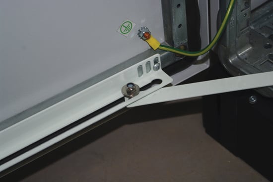Door stay on an iLINQ cabinet