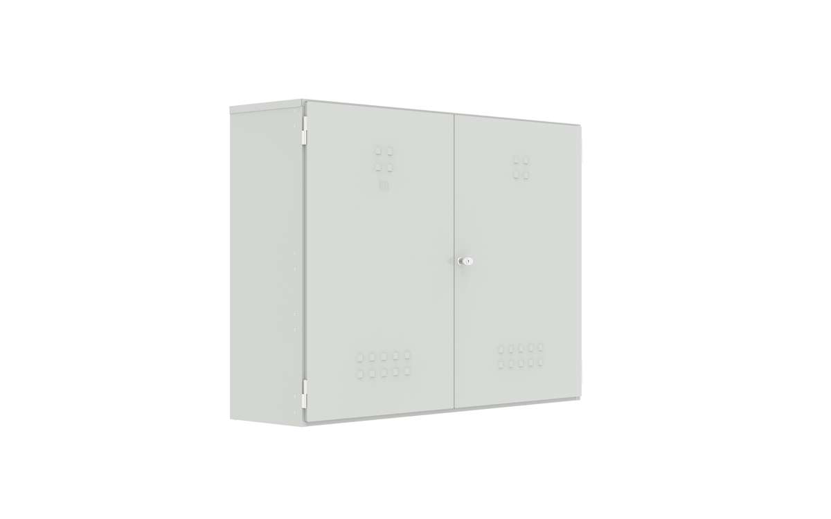 Group Metering Enclosure - 1200Hx1600Wx420D - 30-pole DIN - Double Door - Painted - OB/P