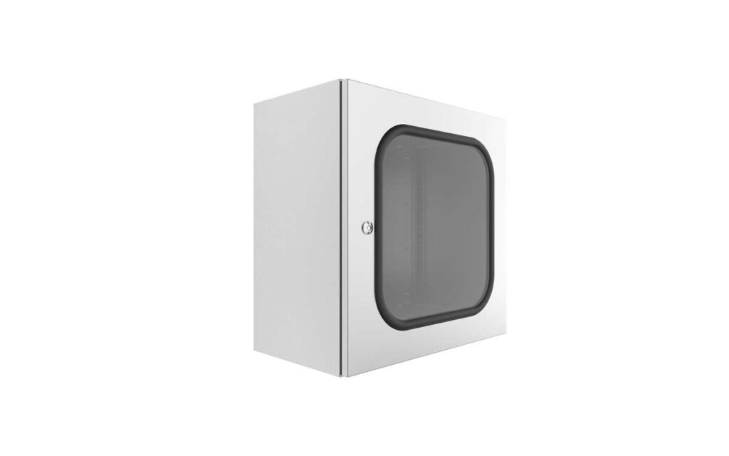 Enclosure - Monarch IP, Window Door - 700Hx700Wx400D - Stainless Steel - IP25254/S/WG