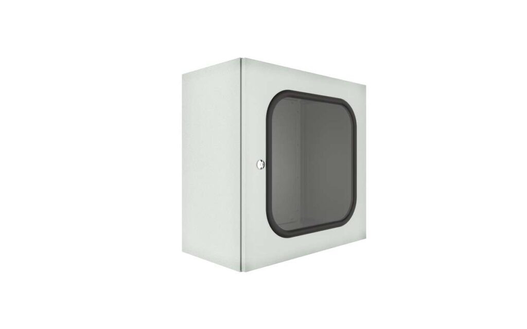 Enclosure - Monarch IP, Window Door - 707Hx707Wx402D - Aluminium - IP25254/A/WG
