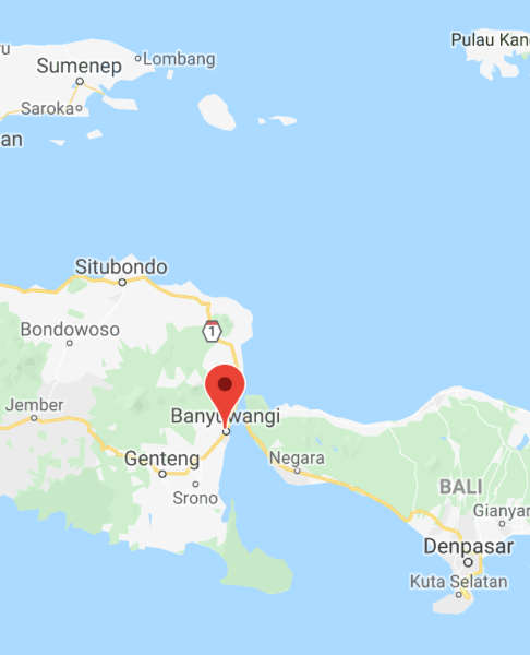 Banyuwangi LPG Terminal location