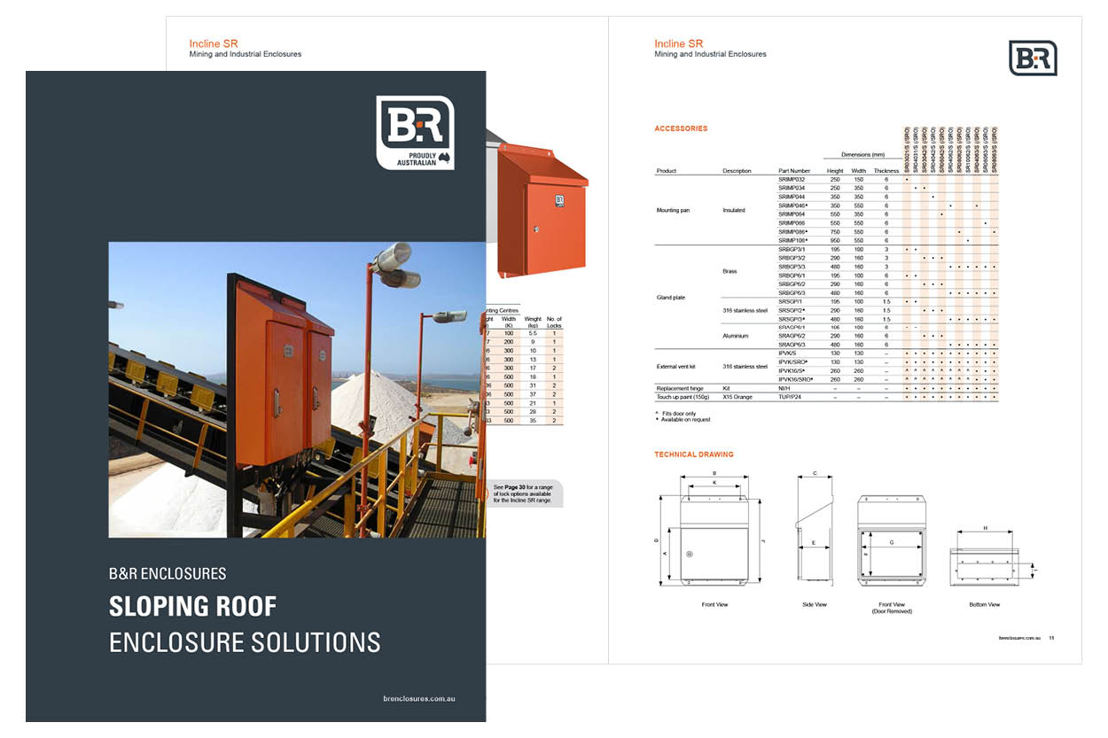B&R Enclosures Sloping Roof Enclosures